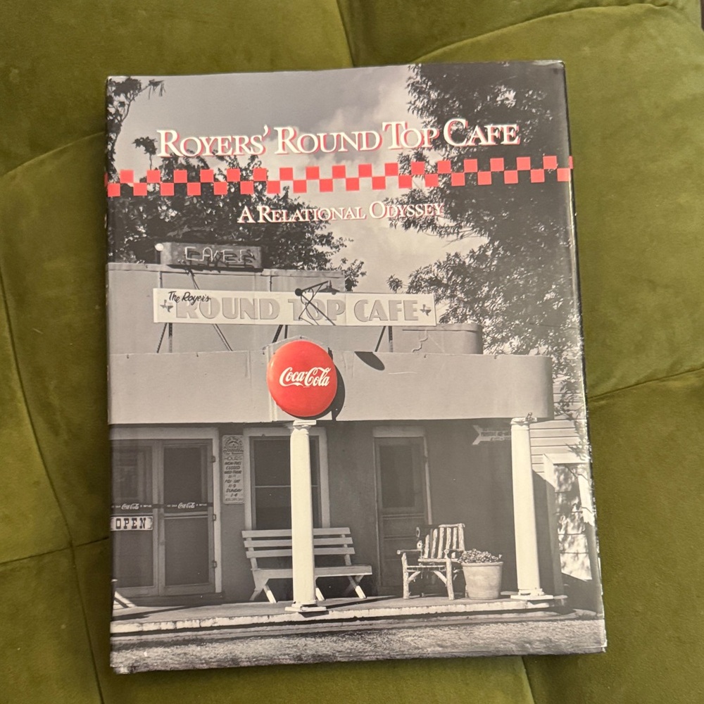 Royers' Round Top Cafe Wall Art & Recipes - Black and White